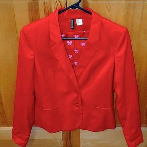 H&M BLAZER red